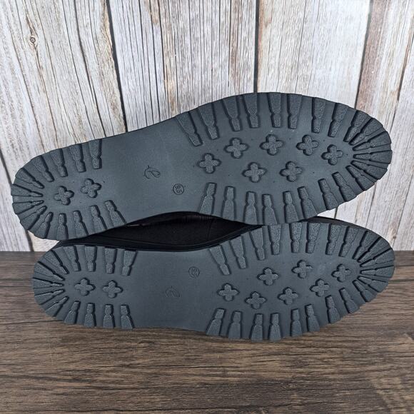 Easy Spirit E360 Esmargy Leather Suede Slip On Loafer Black Women's Sz 9.5 M - Picture 8 of 9